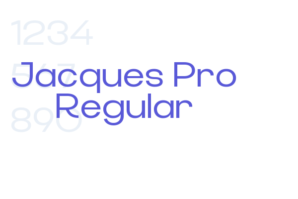 Jacques Pro Regular