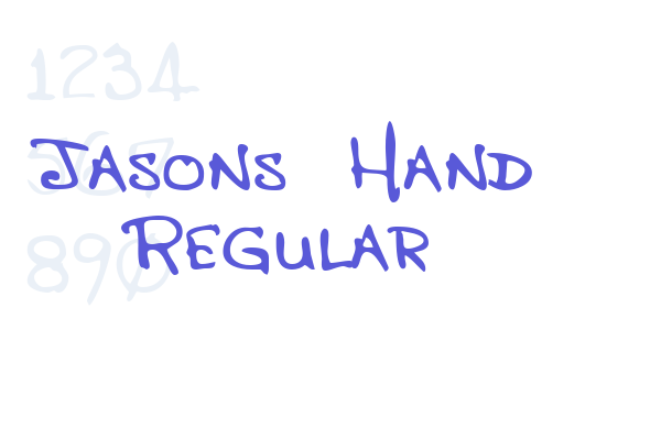 Jasons Hand Regular