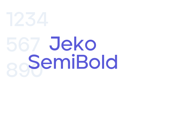 Jeko SemiBold