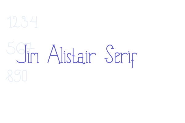 Jim Alistair Serif