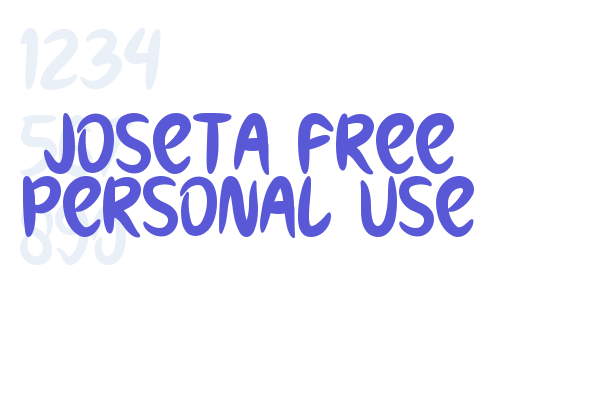 Joseta Free Personal Use