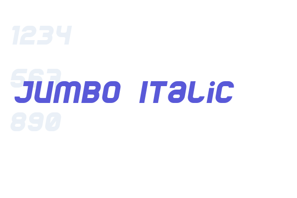 Jumbo Italic