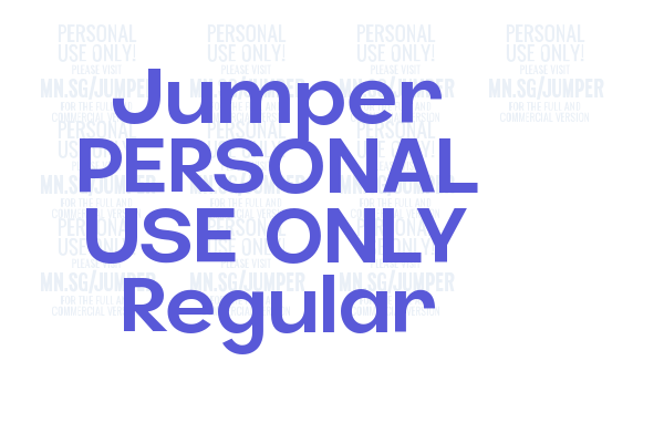 Jumper PERSONAL USE ONLY Regular