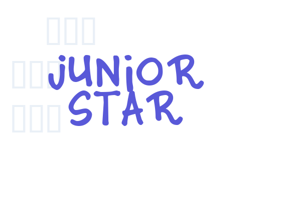 Junior Star font download