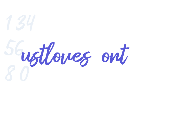 Justloves Font