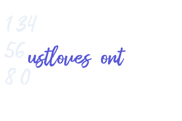 Justloves Font