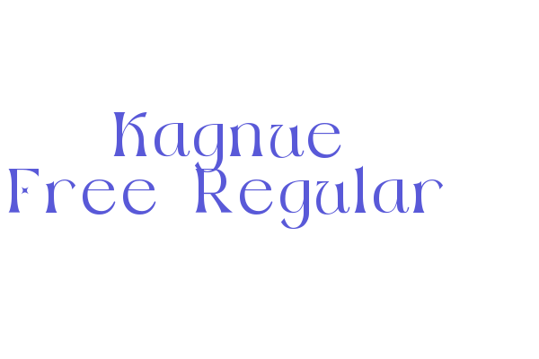 Kagnue Free-Regular