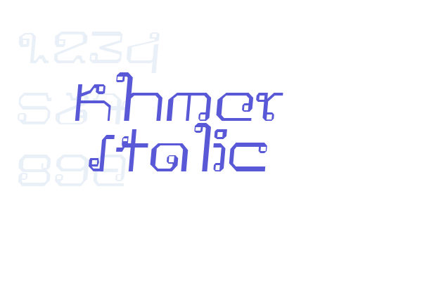 Khmer Italic