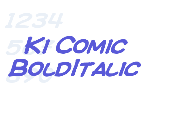 Ki Comic BoldItalic