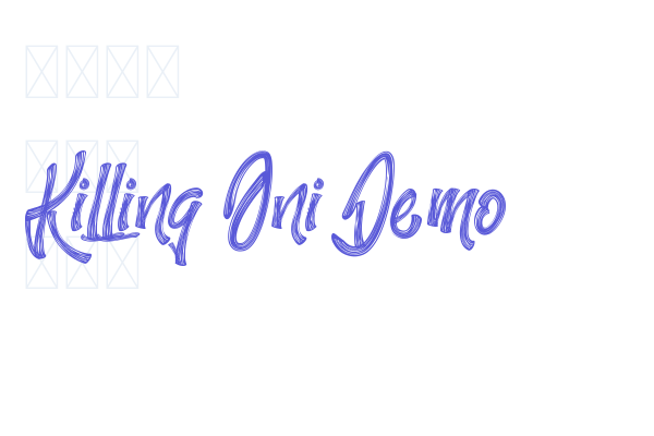 Killing Oni Demo