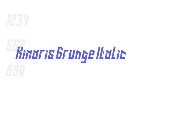 Kimaris Grunge Italic