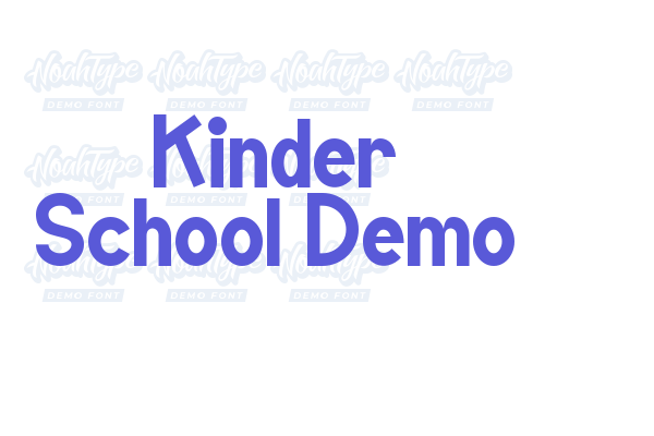 Kinder School Demo