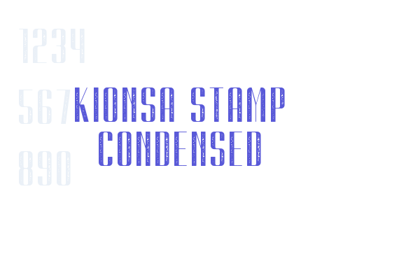 Kionsa Stamp Condensed