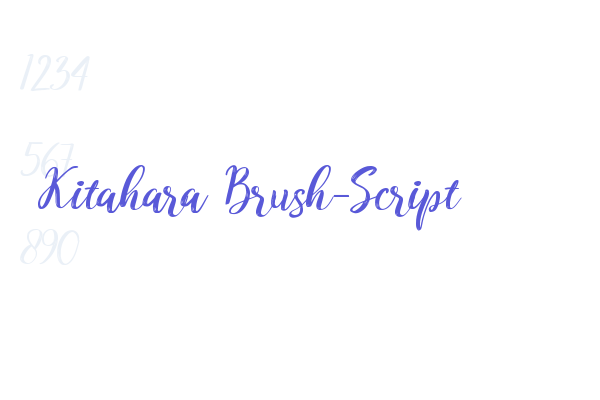 Kitahara Brush-Script