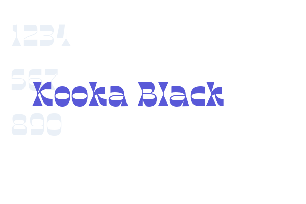 Kooka Black font download