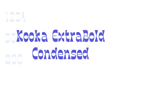 Kooka ExtraBold Condensed