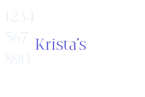 Krista’s