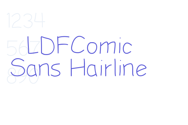 LDFComic Sans Hairline