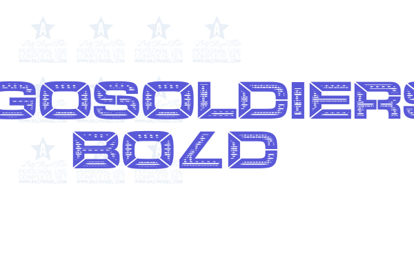 LEGOSOLDIERS Bold