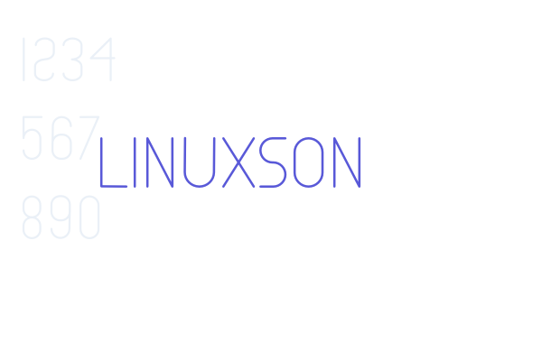 LINUXSON Font