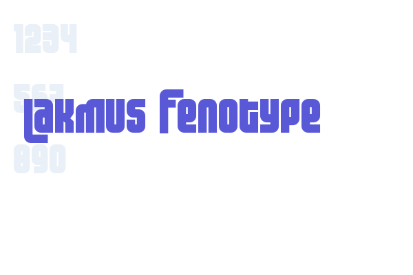 Lakmus Fenotype