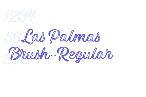 Las Palmas Brush-Regular