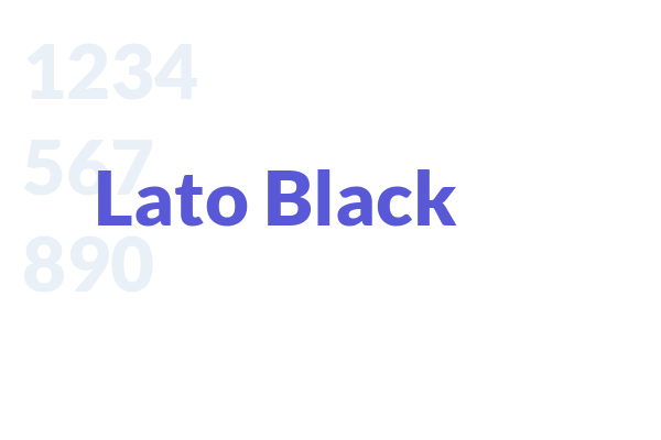 Lato Black