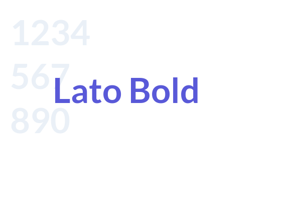 Lato Bold