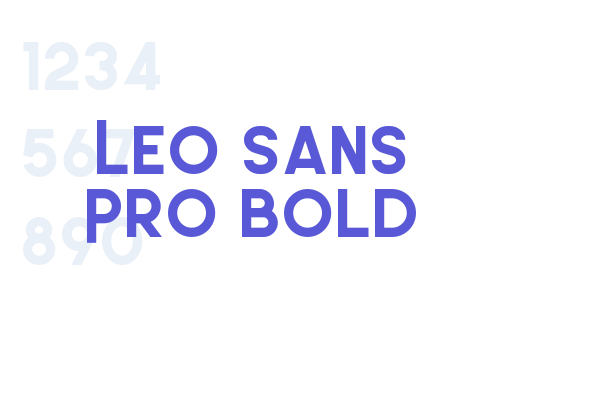 Leo Sans Pro Bold