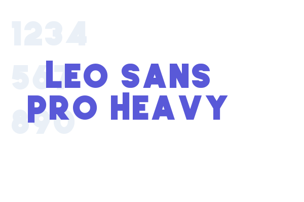 Leo Sans Pro Heavy