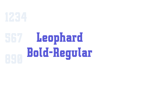 Leophard Bold-Regular