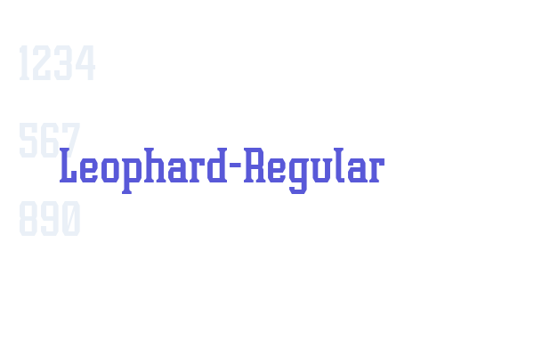 Leophard-Regular