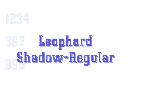 Leophard Shadow-Regular