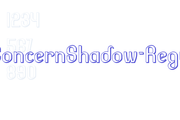 LesserConcernShadow-Regular