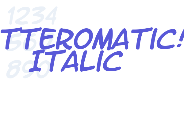 LetterOMatic! Italic