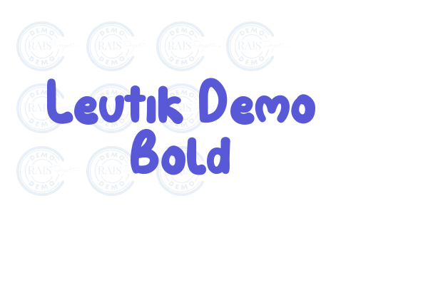 Leutik Demo Bold