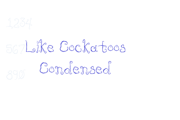 Like Cockatoos Condensed