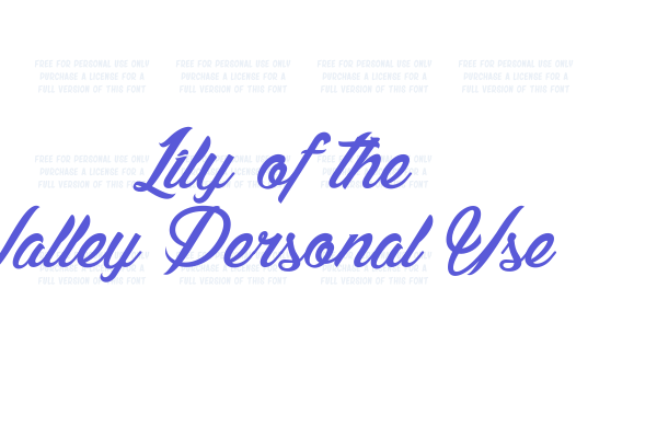 Lily of the Valley_Personal_Use