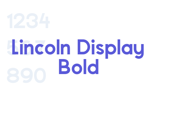 Lincoln Display Bold