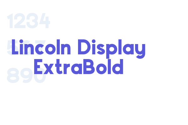 Lincoln Display ExtraBold Fonts