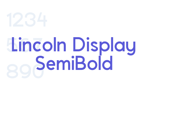 Lincoln Display SemiBold