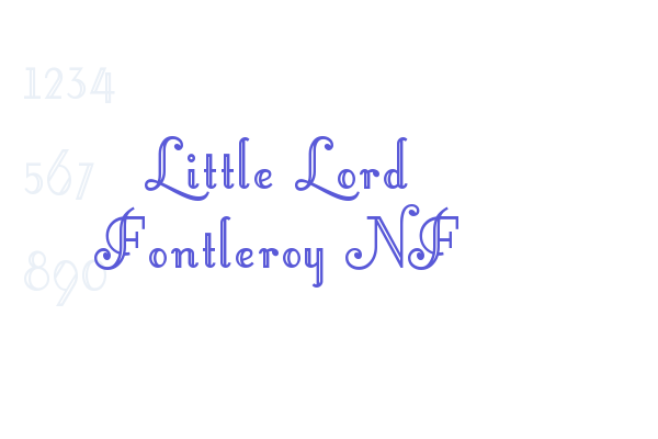 Little Lord Fontleroy NF