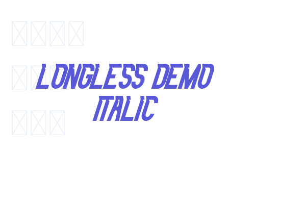 Longless Demo Italic