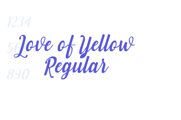 Love of Yellow Regular