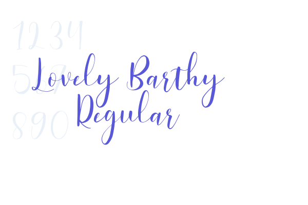 Lovely Barthy Regular