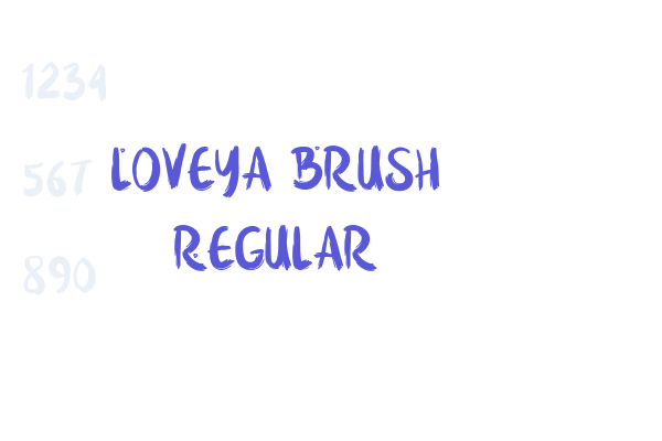 Loveya Brush Regular