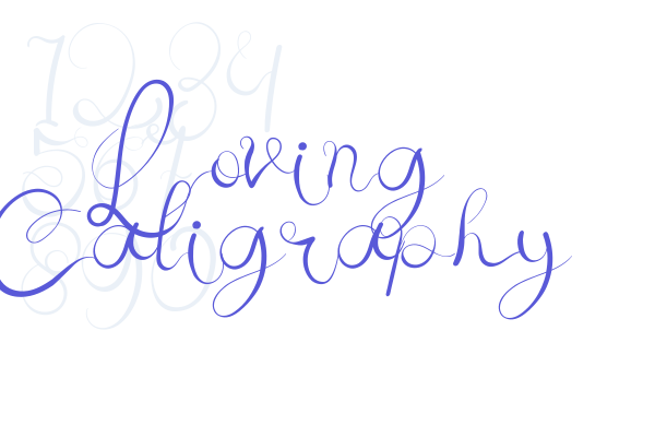 Loving Caligraphy