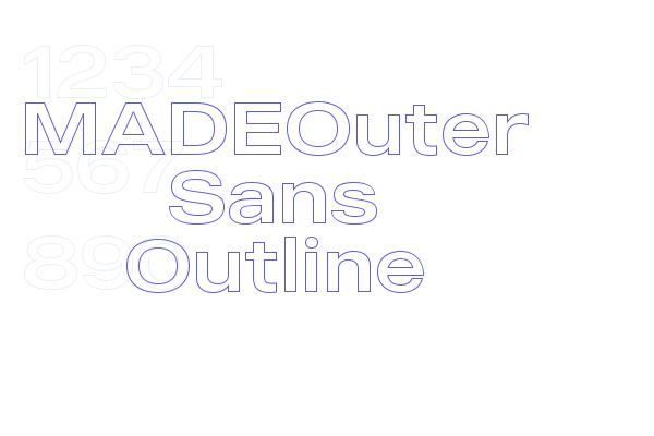 MADEOuter Sans Outline