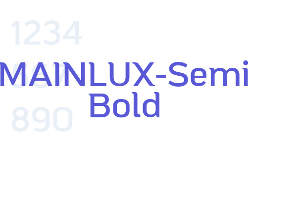 MAINLUX-Semi Bold