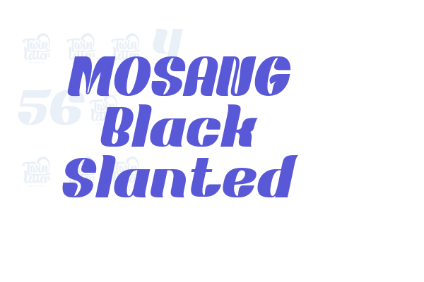 MOSANG Black Slanted